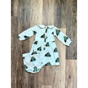 Kate Quinn Peterpan Dress, Bloomer & Elf Hat in Frog Prince | Size 18-24mo